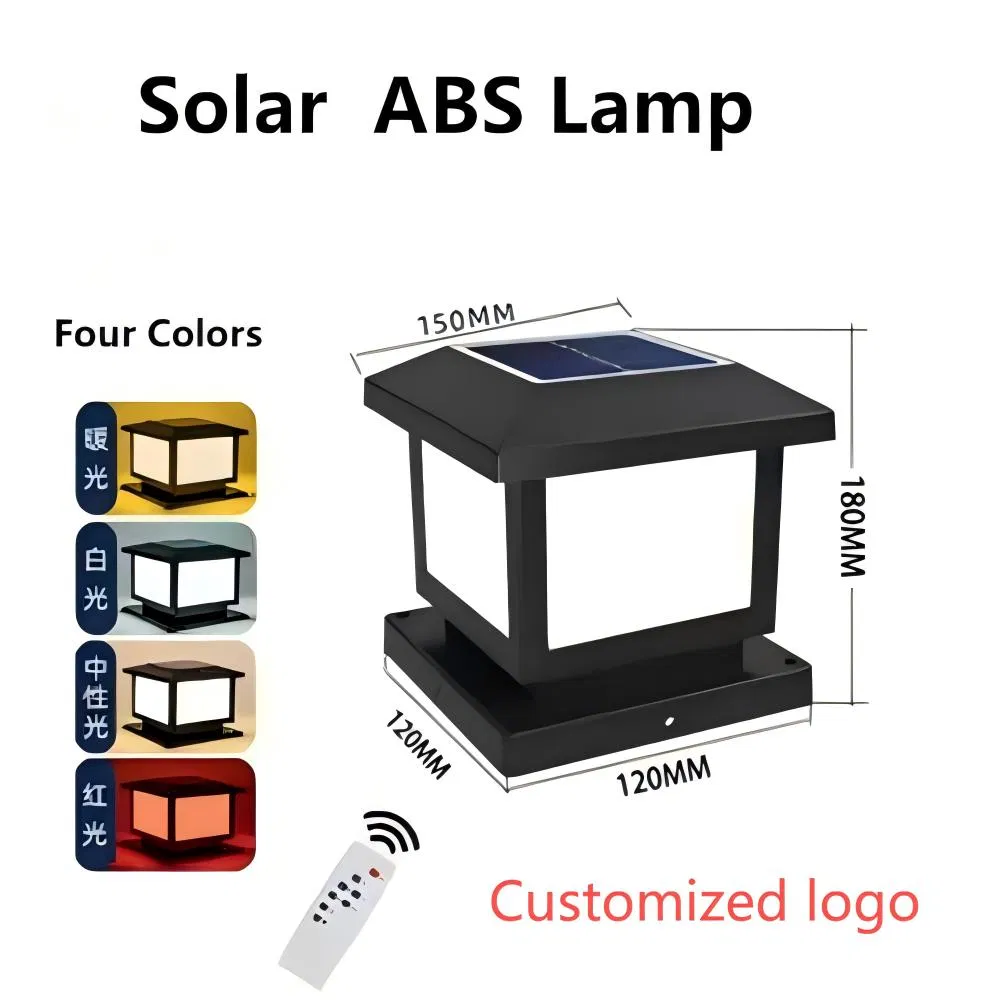 Solar Garden Light Pillar Light 3