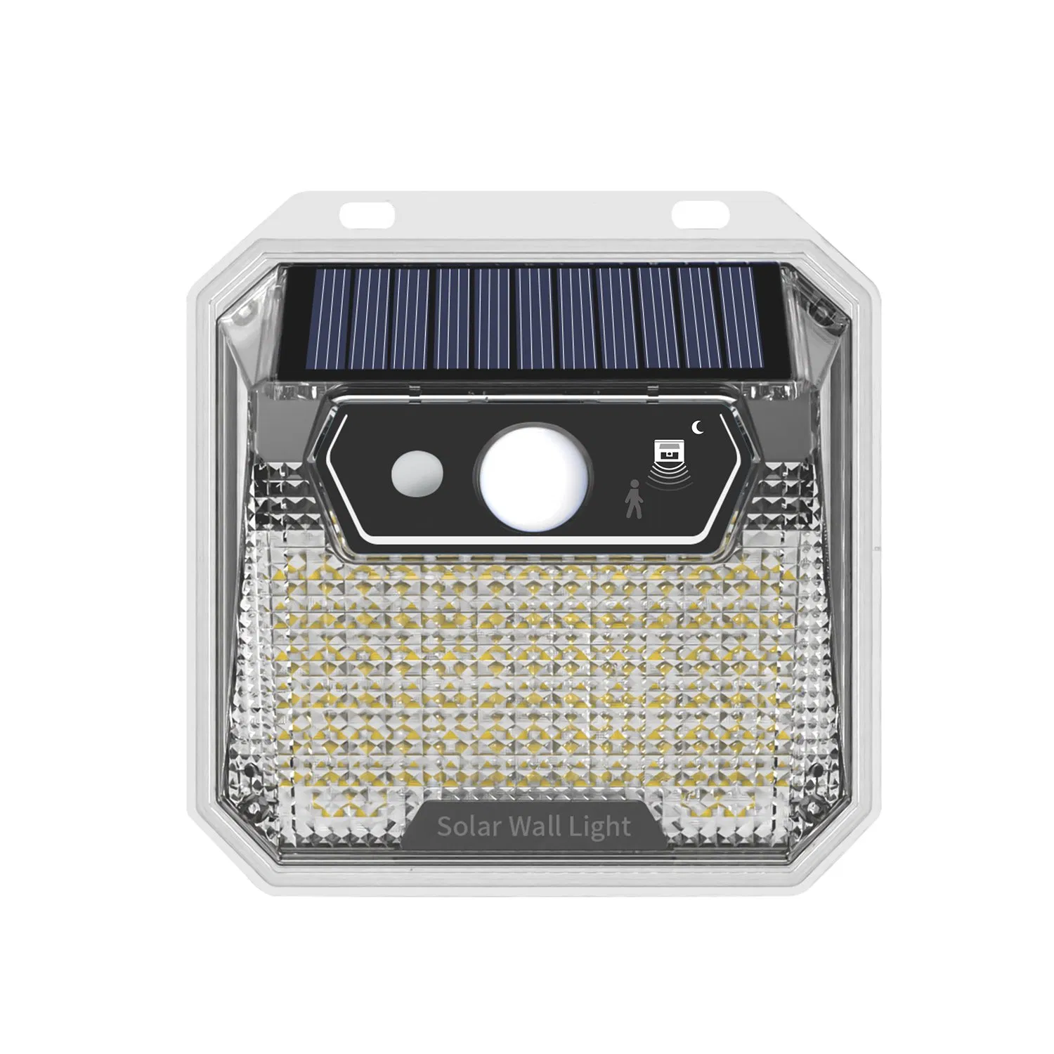 Outdoor IP65 Waterproof Garden Deck Fence Wide Angle Bright Wireless Security Wall Flood Lamp Solar Powered Motion Sensor Light