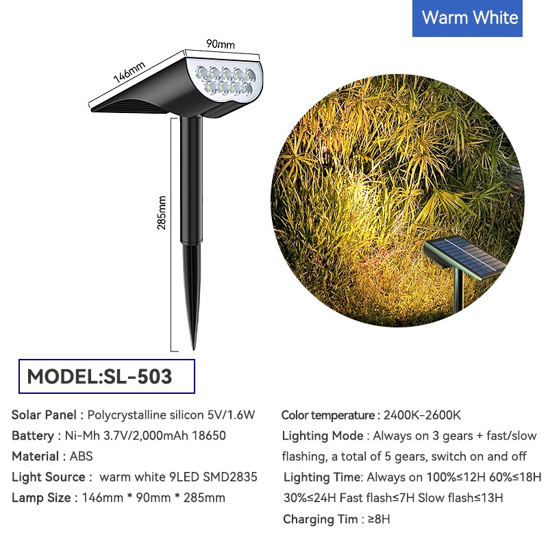 Solar Spot Light Detail 4