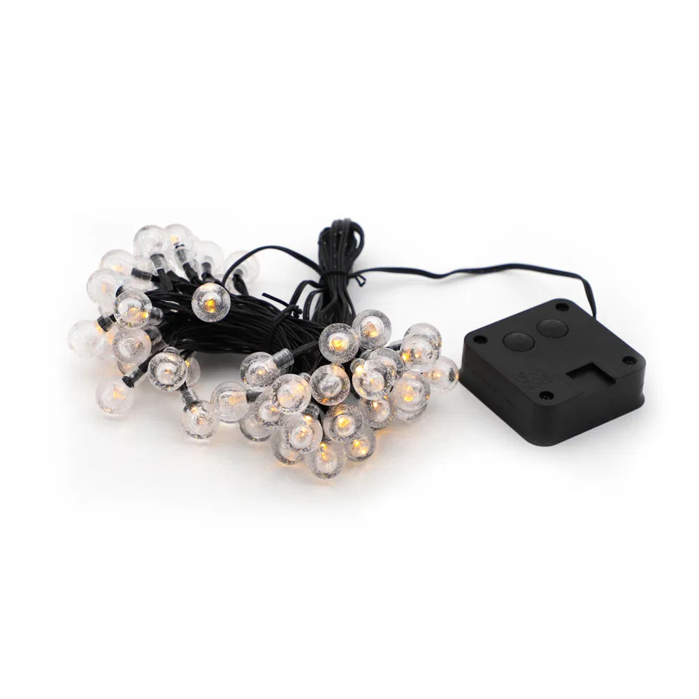 Wholesale Outdoor Decorative Copper Wire LED Holiday Hanging String Lamp Solar Powered Christmas Light for Party