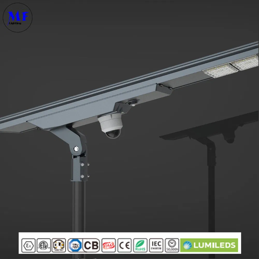 Factory Price 20W Solar Light IR/Motion ABS Body, IP65 Waterproof Design Sensor Security CCTV Camera COB SMD Integrated Outdoor Parking Light solar Light