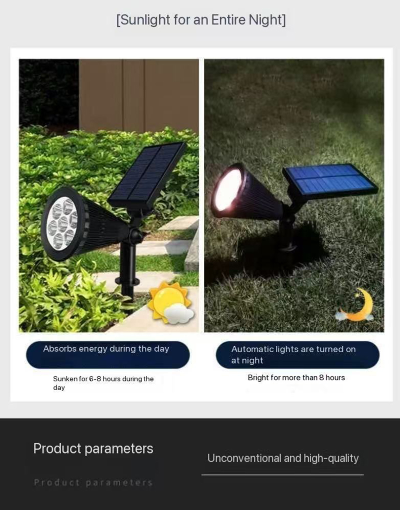Solar Garden Light View 6