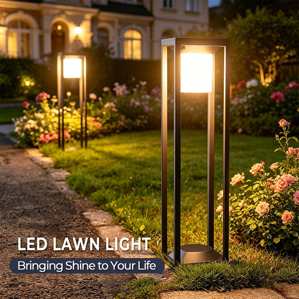 Outdoor Waterproof Aluminum LED Lawn Light Bollard