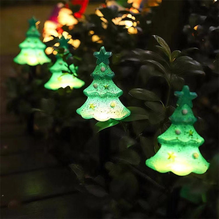 Outdoor Waterproof Christmas Tree Pathway Light Garden Solar Pathway Lawn Light
