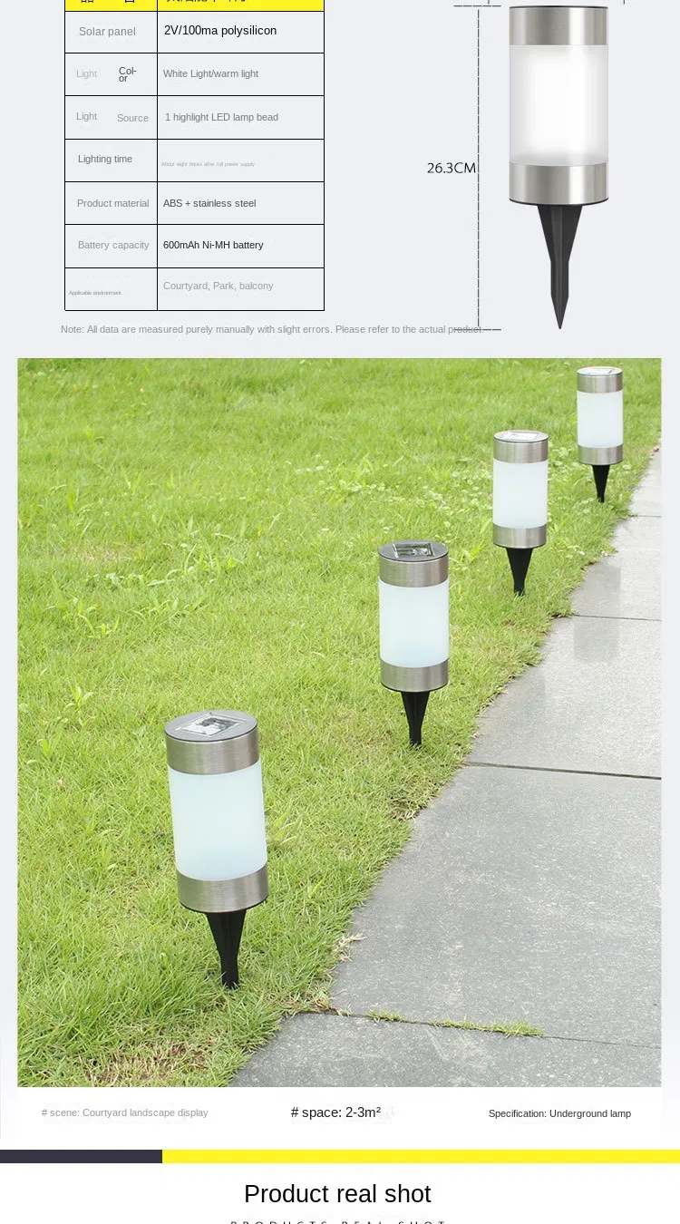 Outdoor Solar LED Lawn Light 4