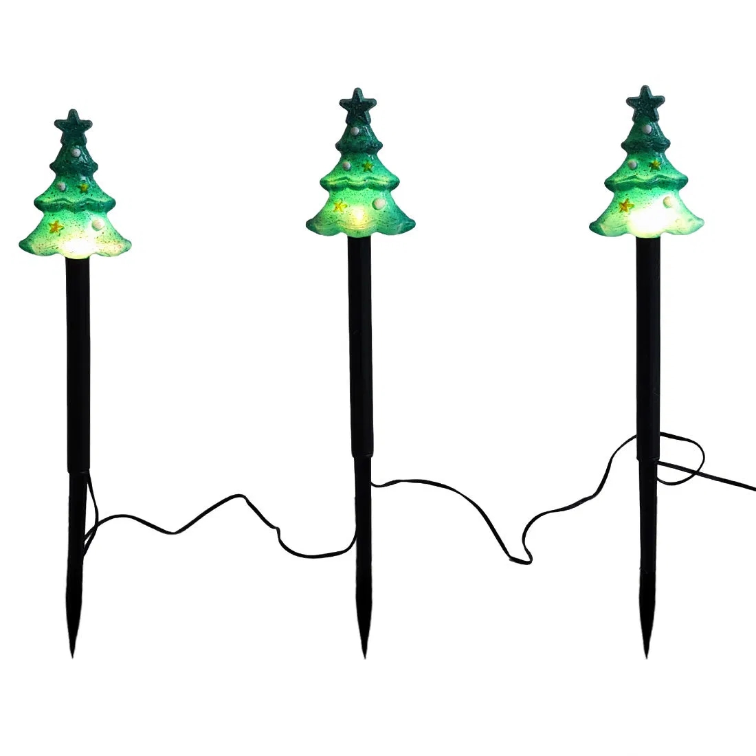 Outdoor Waterproof Christmas Tree Pathway Light Garden Solar Pathway Lawn Light