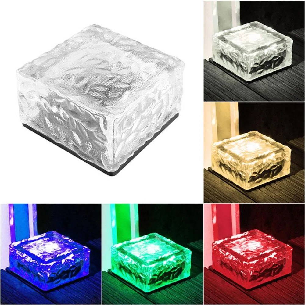 Waterproof Outdoor Solar Ground Lights for Stairs Step Pathway Deck Lamp Wyz19673