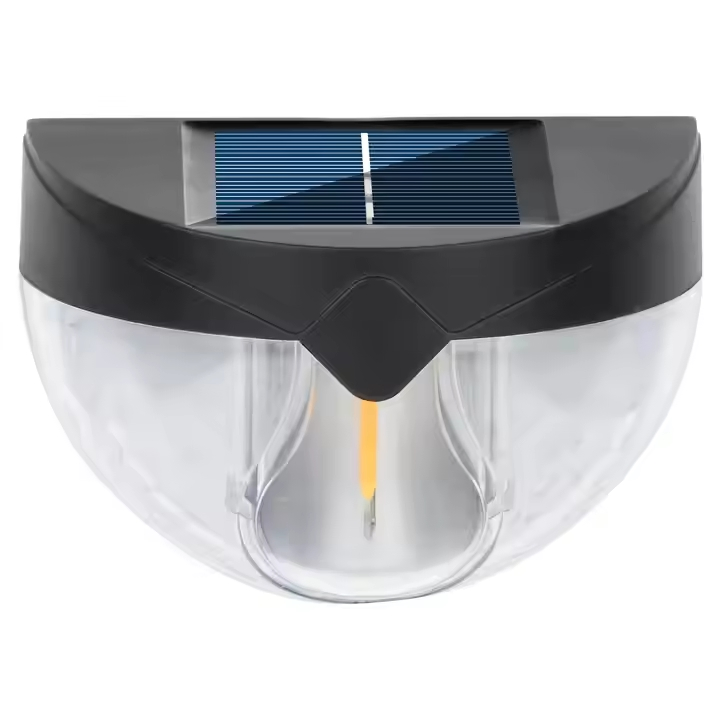 Outdoor Waterproof Solar Semicircular Wall Light Fence Courtyard Corridor Garden Landscape Lamp
