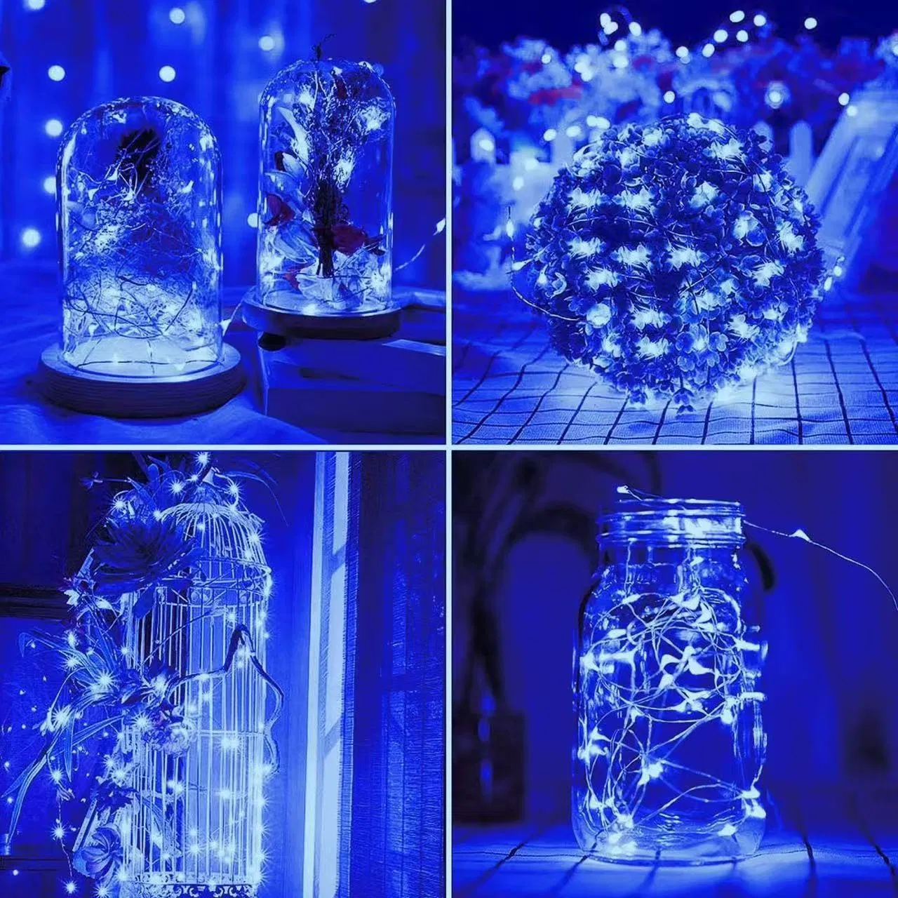 Solar Light String, LED Light, Colored Light, Copper Wire Light
