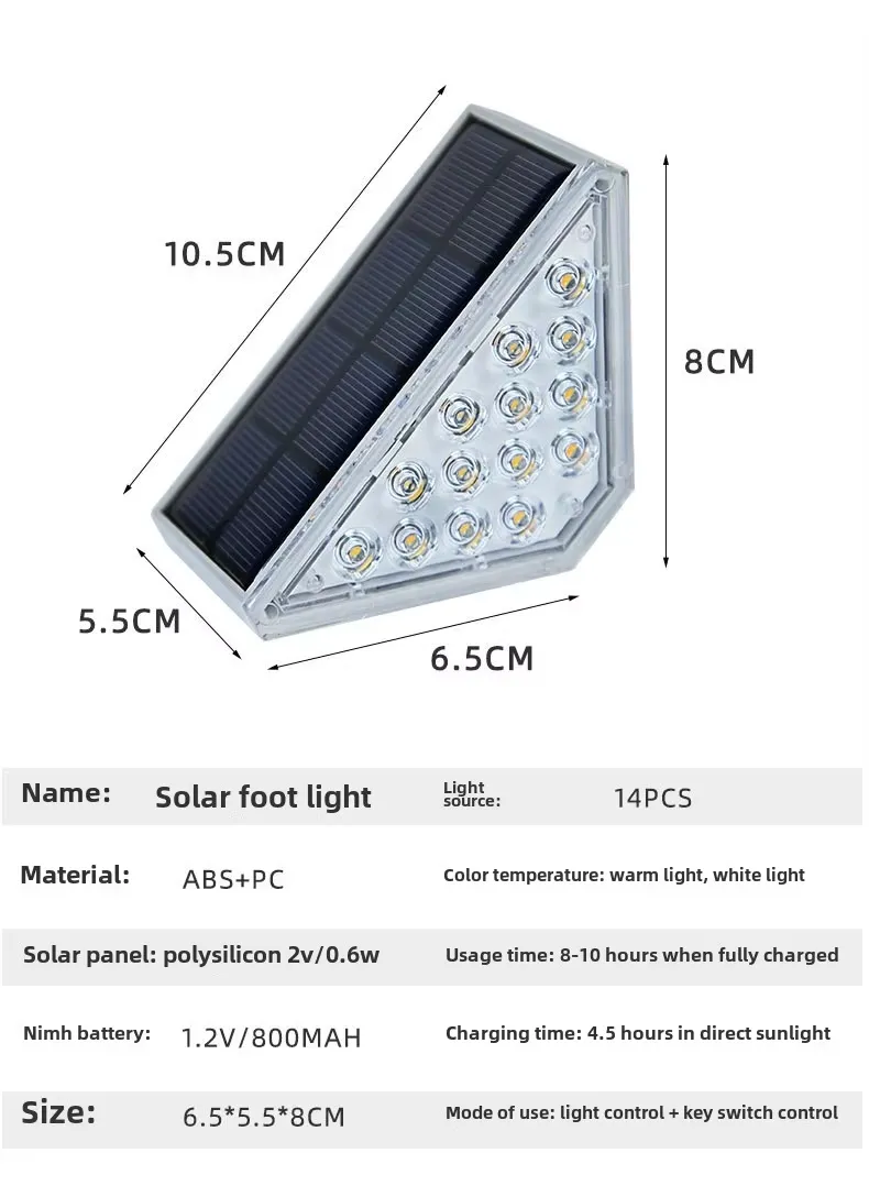 Solar Foot Light Details