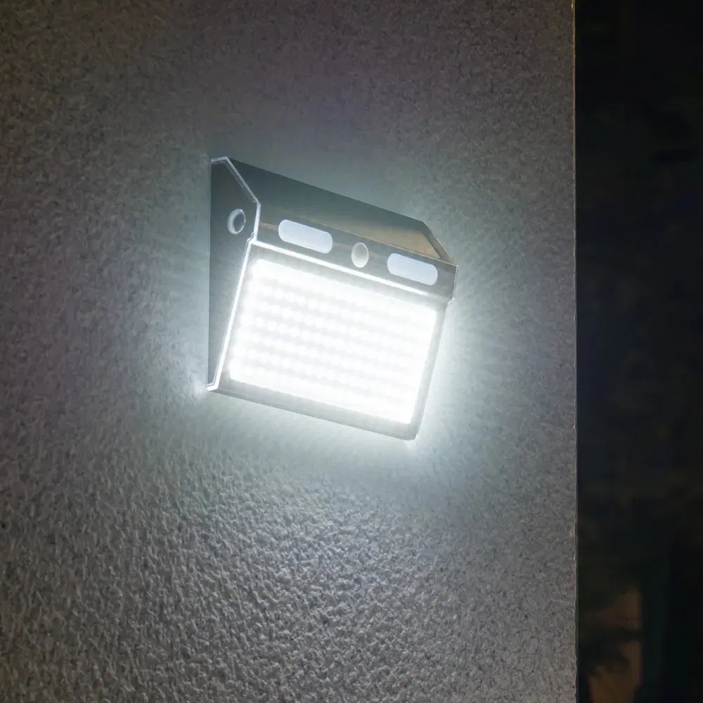 Waterproof IP65 220V Outdoor LED Garden Light Solar Powered Sconce Lighting for Gate Fence Yard Pathway