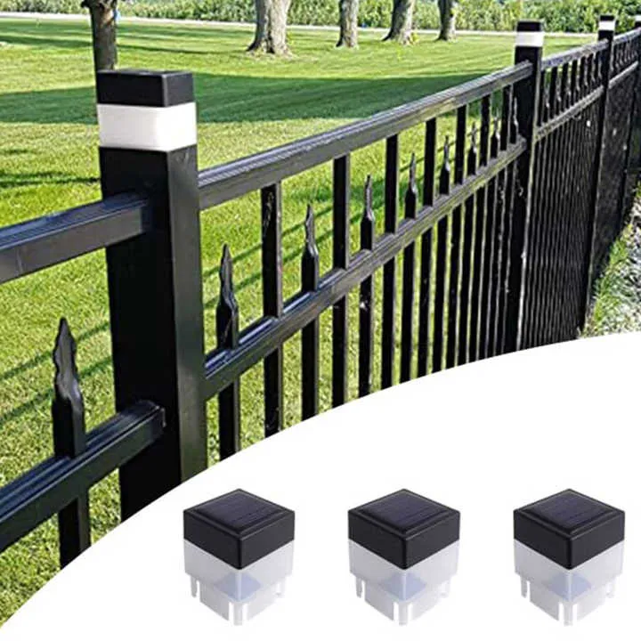 Solar LED Fence Post Light Detail 3