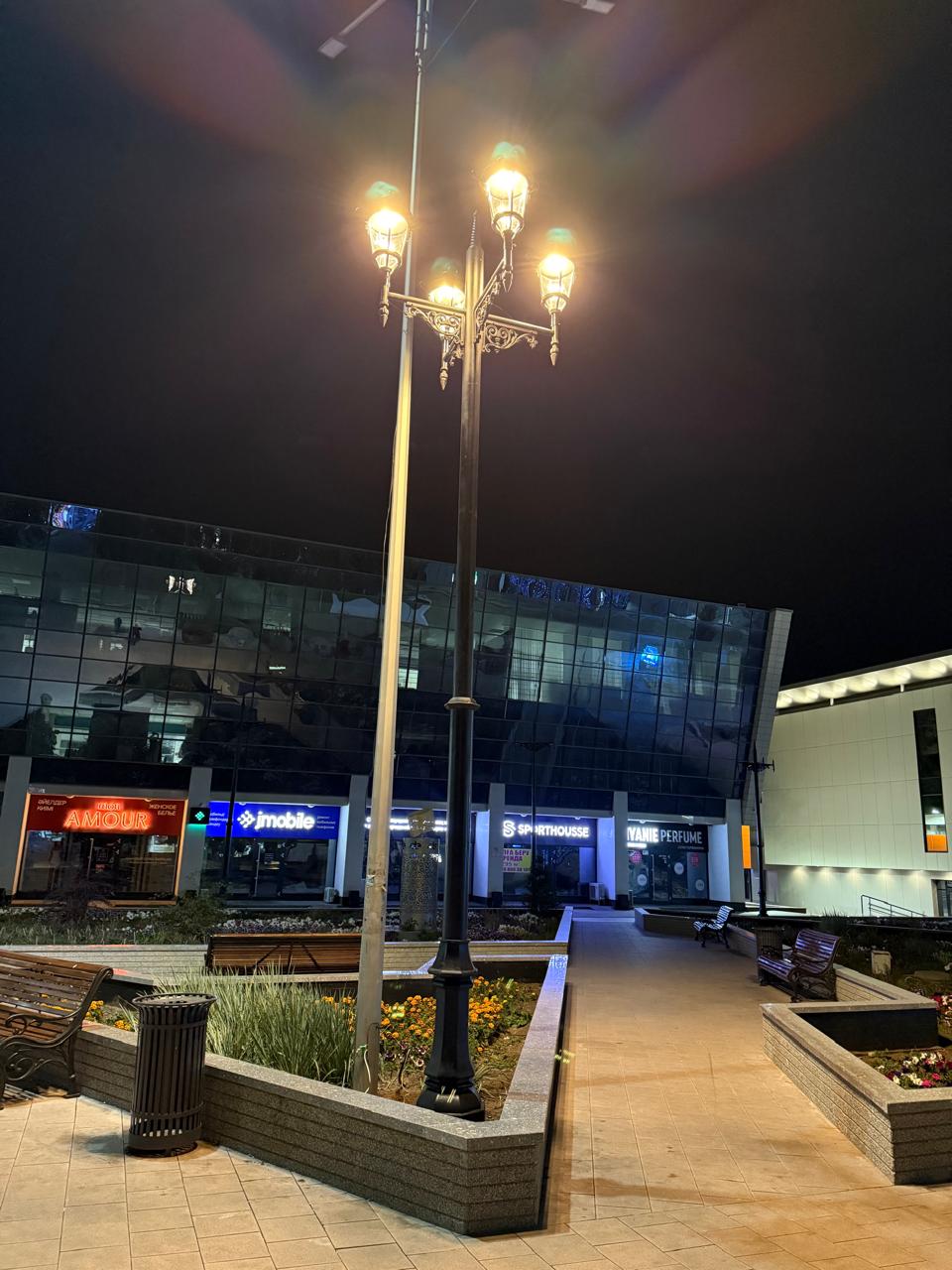 Garden Light Installation in Kazakhstan