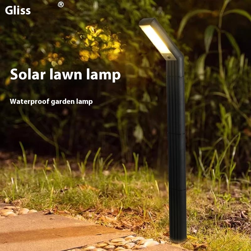 New Arrival Modern Outdoor LED Solar Lawn Light IP65 Waterproof Solar Powered Garden Pathway Lights for Bright Landscape LED Lights