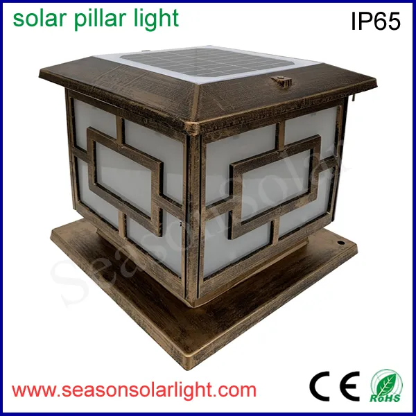 Solar Post Cap Light View 1
