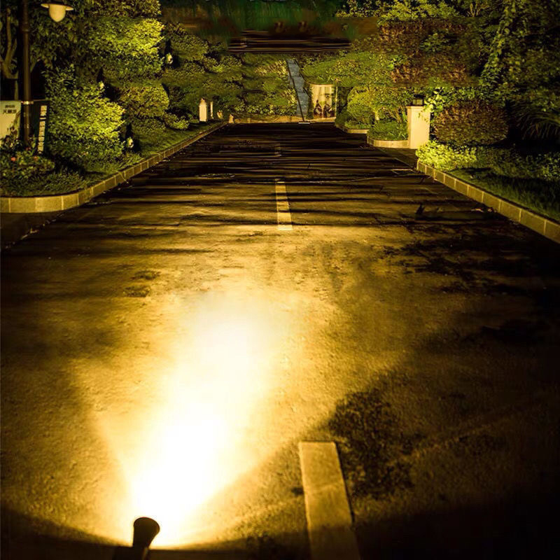 LED Solar Adjustable Spot Light Sensor Remote Lights Colorful Lamp Waterproof RGB Luminous Wall Garden Courtyard Lawn Light