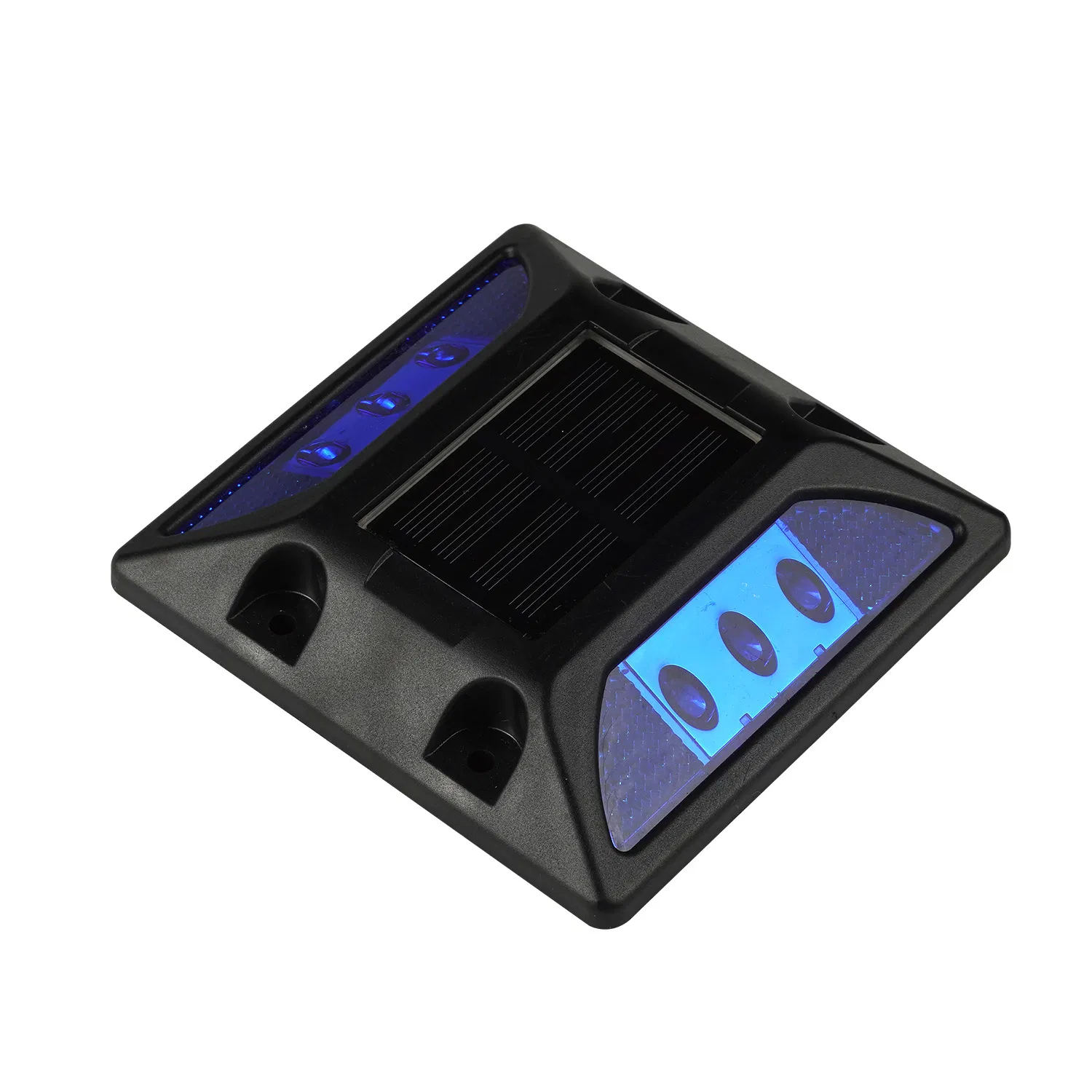 Blue Solar LED Lights Solar Deck Lights Blue Marker Solar Lights Outdoor for Garden, Driveway, Pathway, Patio