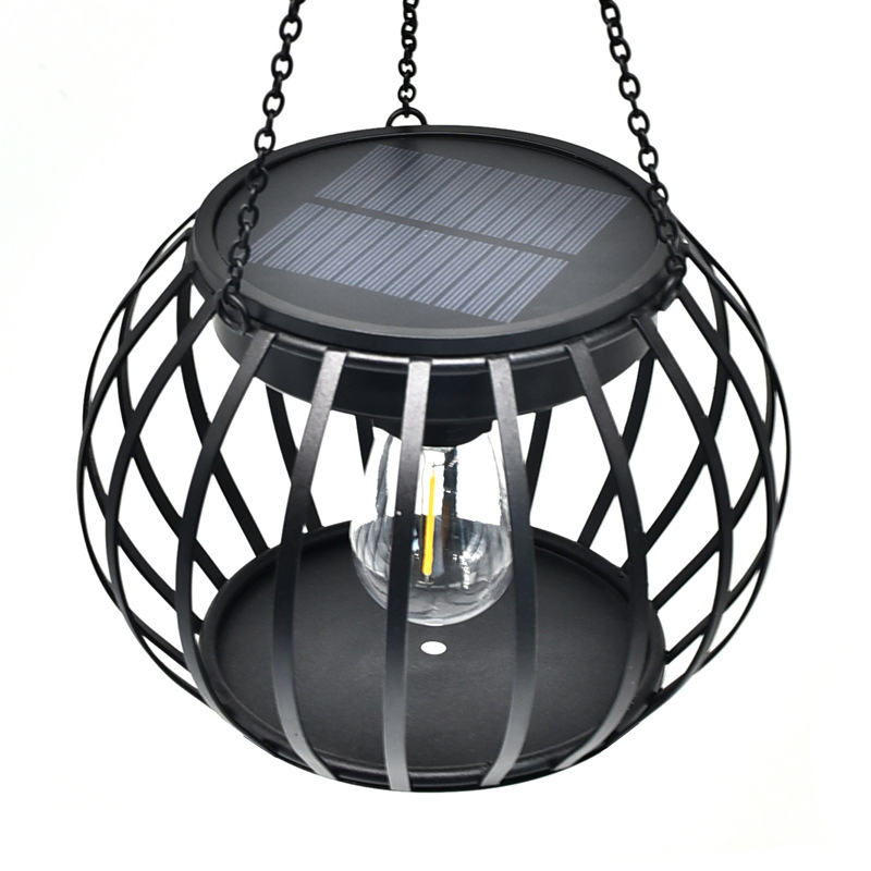 LED Solar Lantern Outdoor Waterproof Hanging Tree Garden Light
