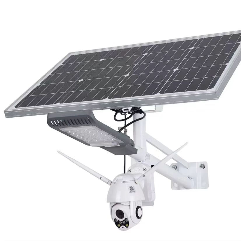 CCTV Street Lights 100W 200W 300W Outdoor Garden Landscape Lights Aluminum Solar Street Light Outdoor