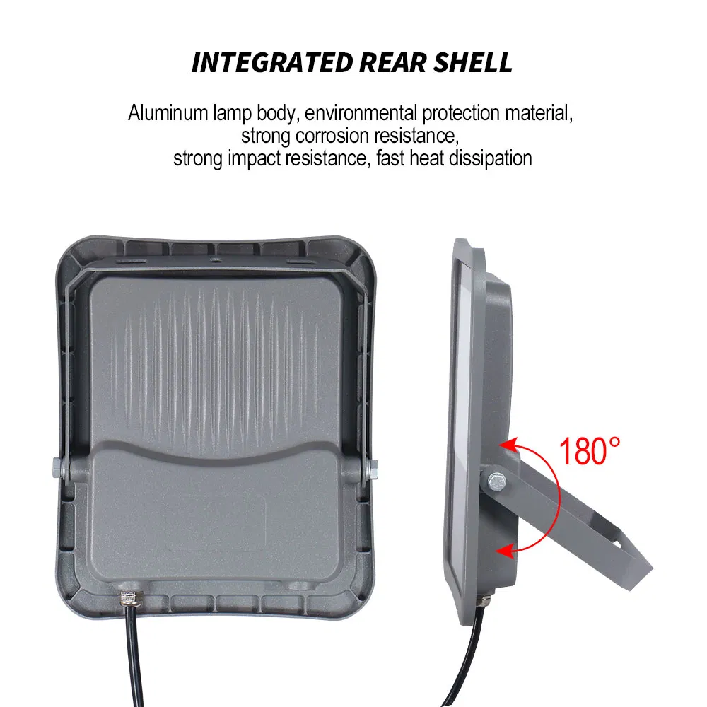 Low Price Portable Garden Sport Ground Warehouse Outdoor 30W 60W 100W 150W 200W Solar Powered Flood Light LED