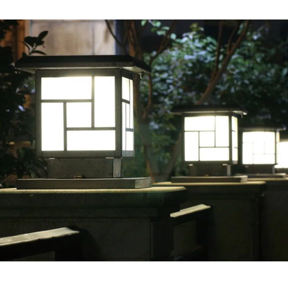 Solar Post Cap Lights High Lumens Wreless Solar Lights
