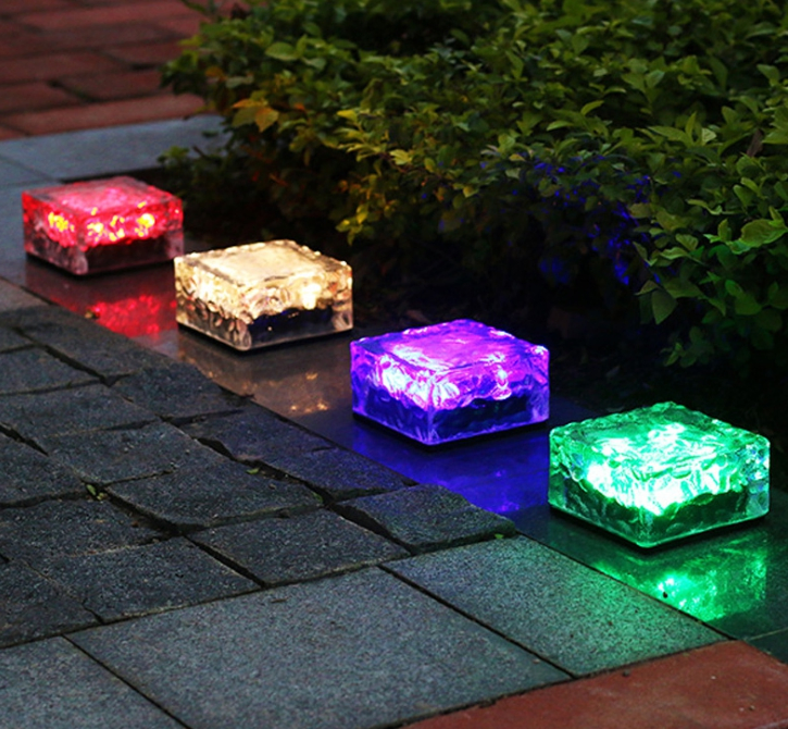 Brilliant-Dragon Outdoor Stair Step Pathway Ground LED Solar Deck Lights