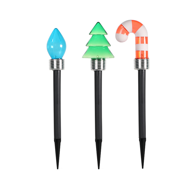 Holiday Outdoor Garden Lamp Solar Pathway Lamp Christmas Tree Landscaping Decorative Light