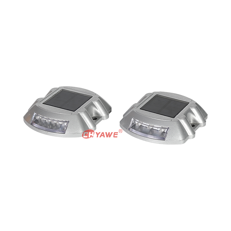 CE 2024 Aluminum Outdoor Garden LED Solar Road Stud Pavement Step Light For Solar Deck Traffic Warning Product