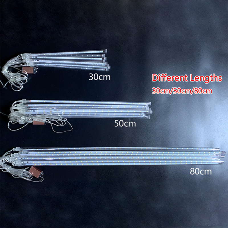 LED Colorful Flowing Water Flashing Solar Fence Light Outdoor Lighting Garden Park Street Waterproof Hanging Tree Lights