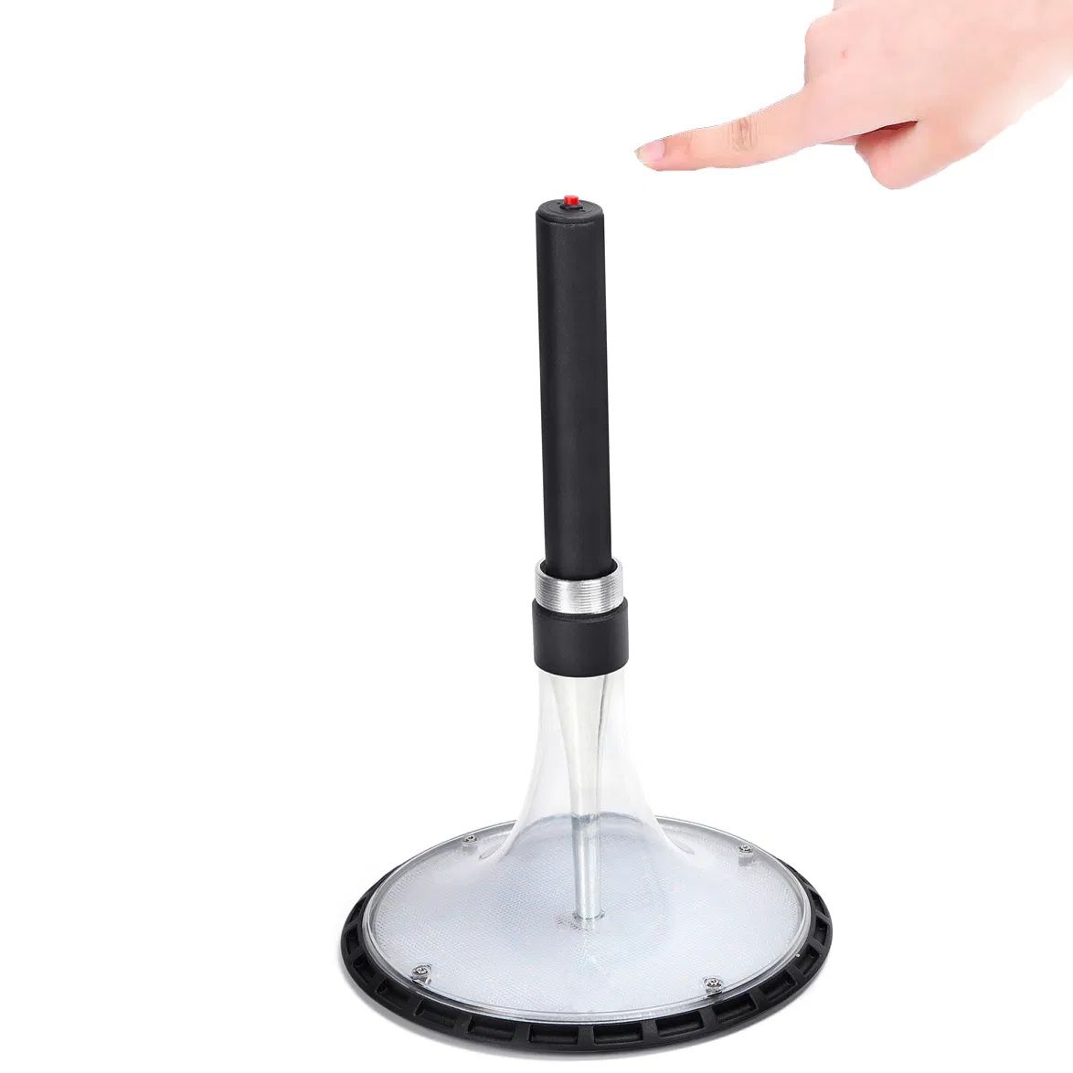 Outdoor Pole Mounted Post Cap Solar Pathway Light for Garden Landscape