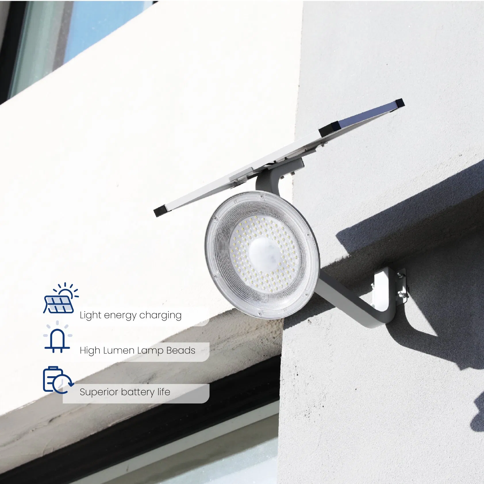 IP65 Solar Light LED Tree Spot Light Garden Park Integrated Solar Light Sensor Control 2000lm