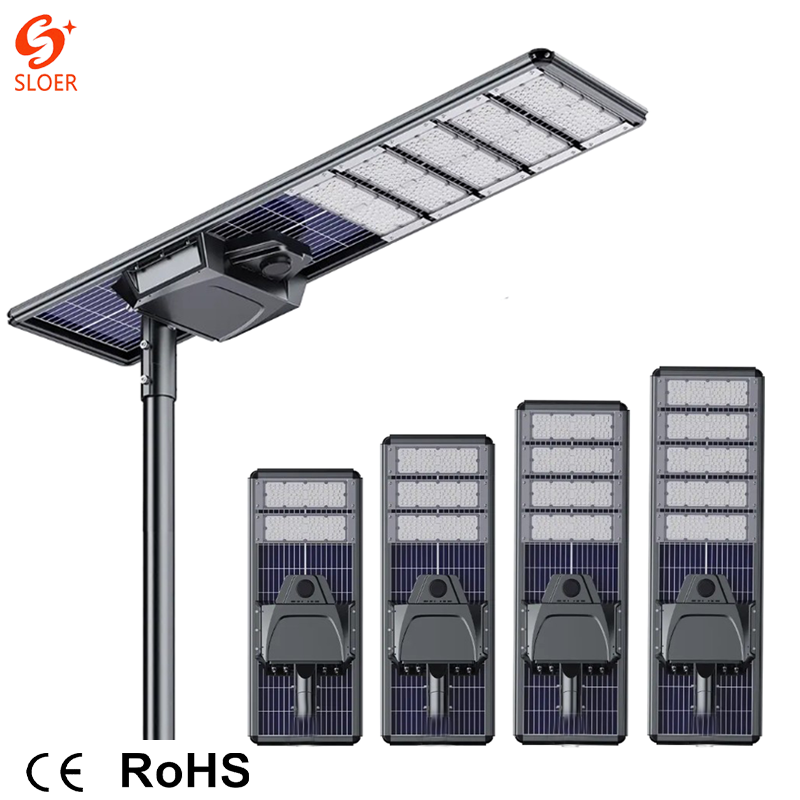 High Quality Solar Street Light With Power Super Bright Solar Panel Led 100w 150w 300watt Ip67 Football Field