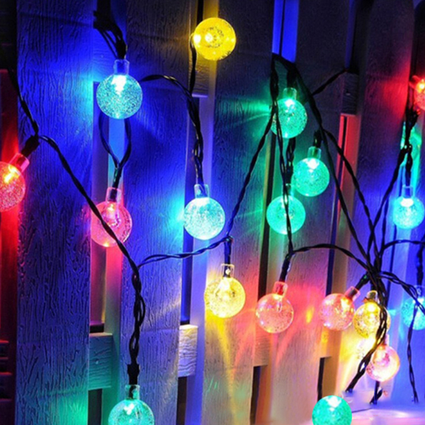 Solar Powered String Lights, Warm White for Tree Trunk Wrapping, Garden Decoration
