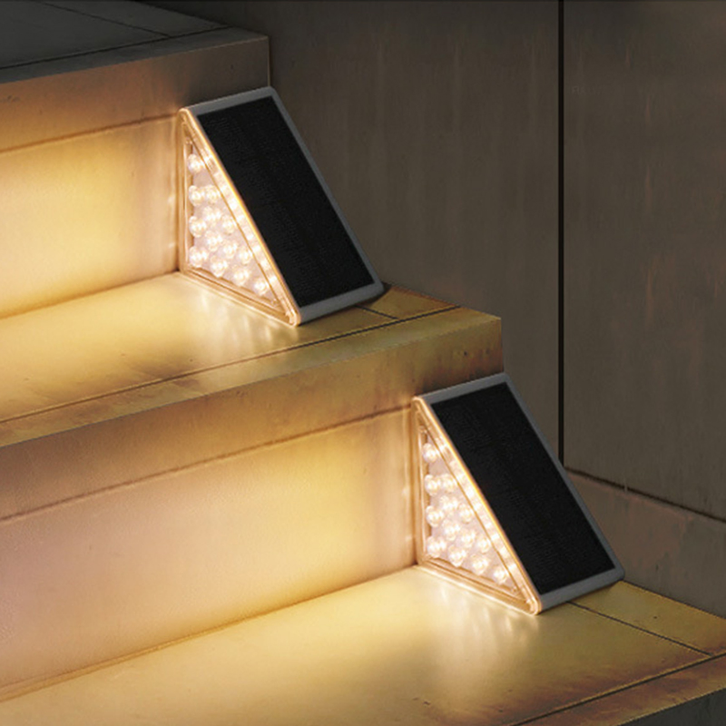 Outdoor Waterproof LED Solar Wall Sensor Light for Night Security Garden Step Stair Fence Gate Landscape Park Building Villa
