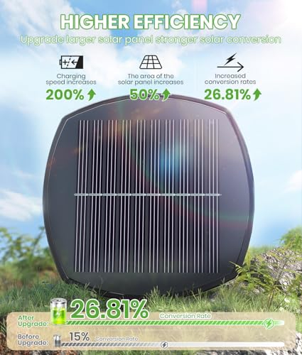 Mini Solar Ground Lights, 10 Pack Solar Lights Outdoor Waterproof, Pathway Lights Solar Powered, Solar Garden Light, Landscape Lighting for Yard Driveway Walkwa