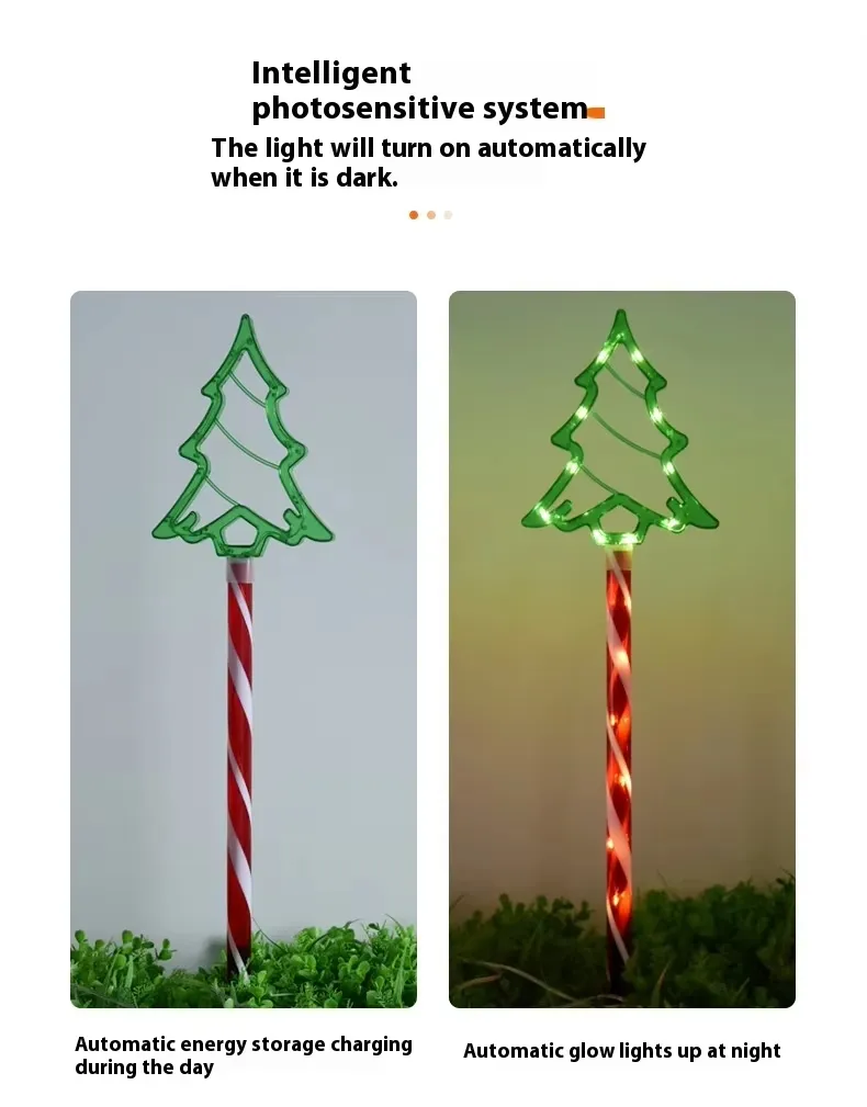 Solar Christmas Tree Detail 2