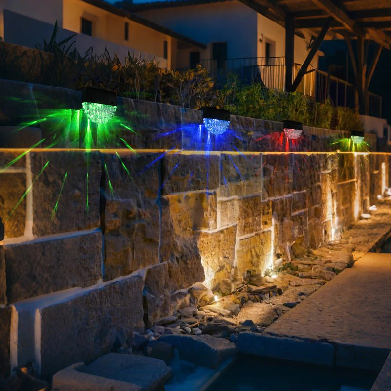 Eco-Friendly Small Solar Step Light for Outdoor Pathways