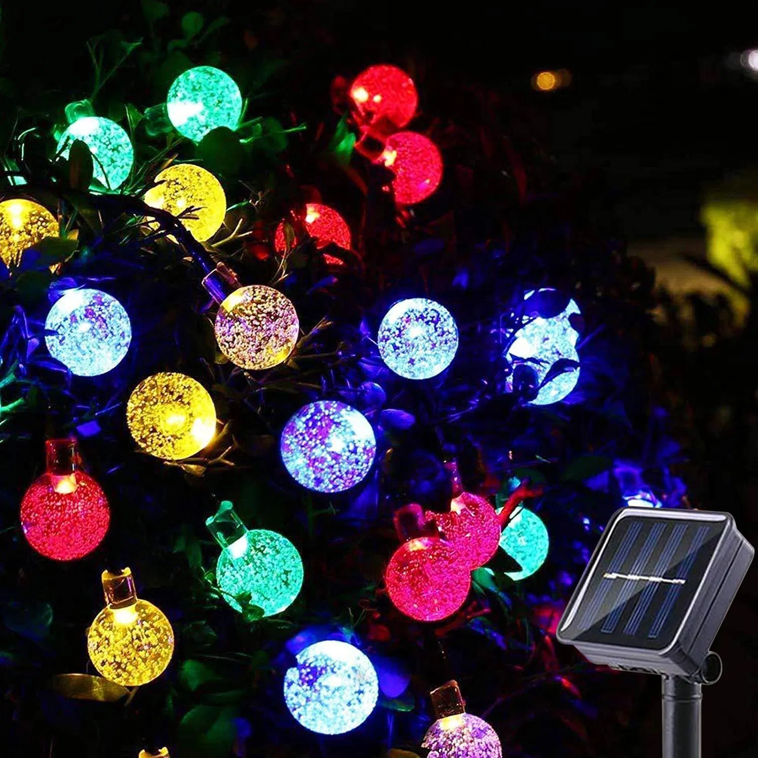 Solar Powered String Lights, Warm White for Tree Trunk Wrapping, Garden Decoration