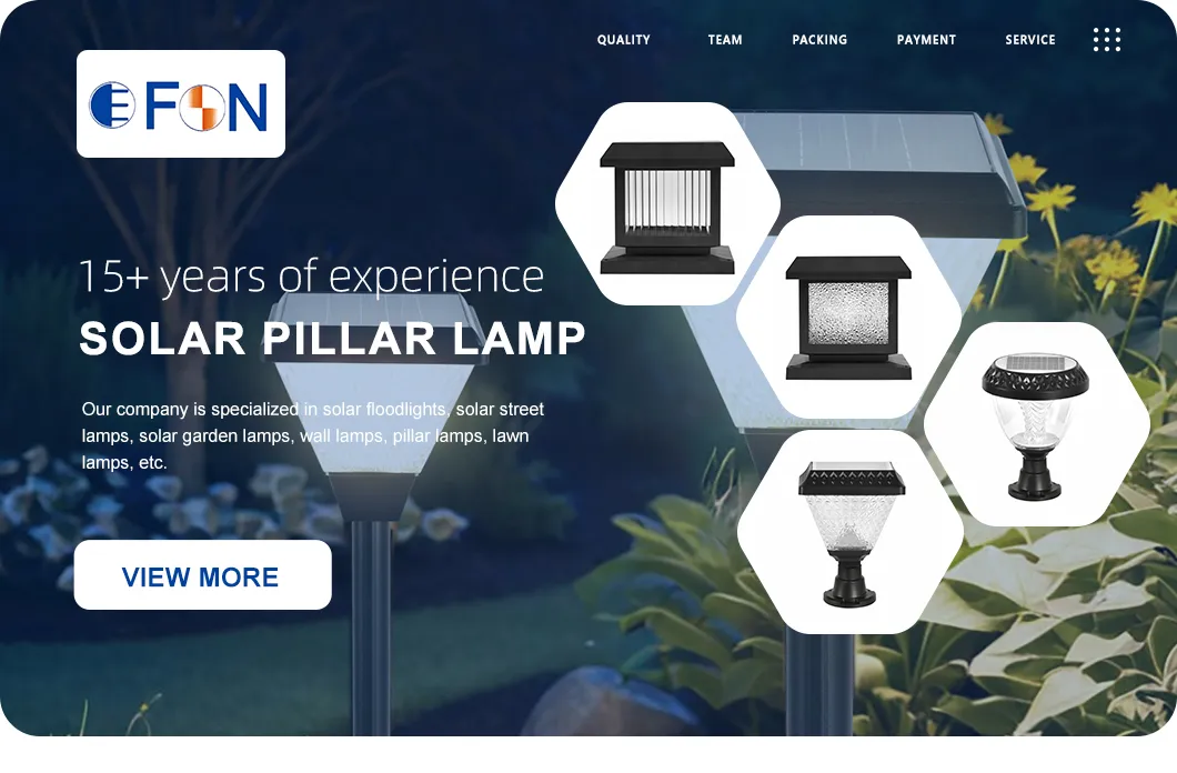 Outdoor Solar Pillar Light Overview