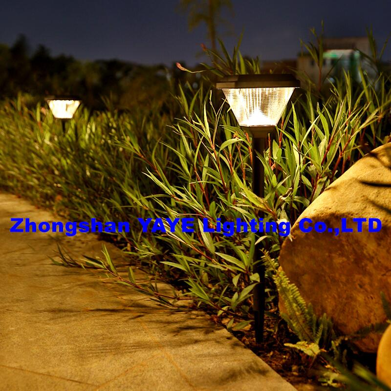 Yaye Hottest Sell 20W Solar Pathway Lights Outdoor, LED Solar Garden Lights, Waterproof Solar Landscape Lights for Lawn, Patio, Yard, Garden, Walkway
