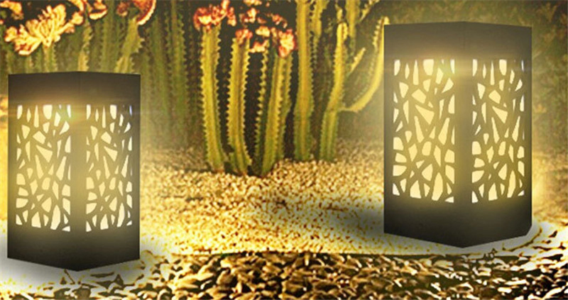 Solar Powered Outdoor Lighting Deck Post Cap Light