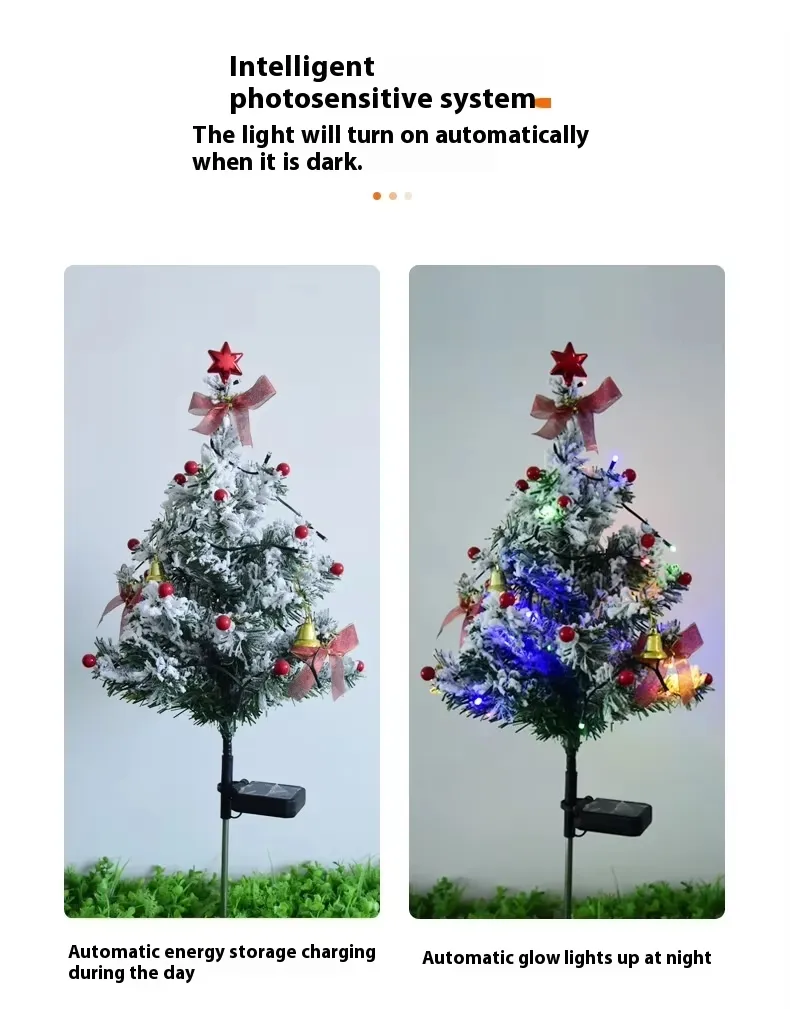 Solar Christmas Light Detail 2