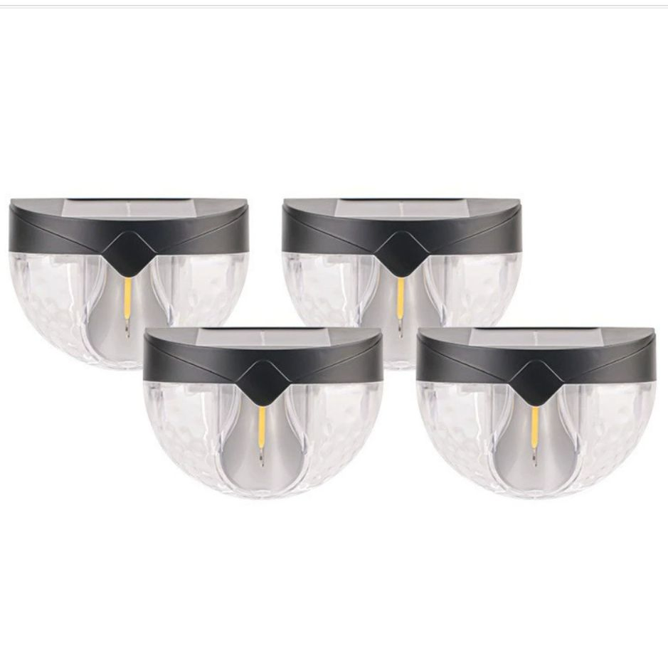Outdoor Waterproof Solar Semicircular Wall Light Fence Courtyard Corridor Garden Landscape Lamp