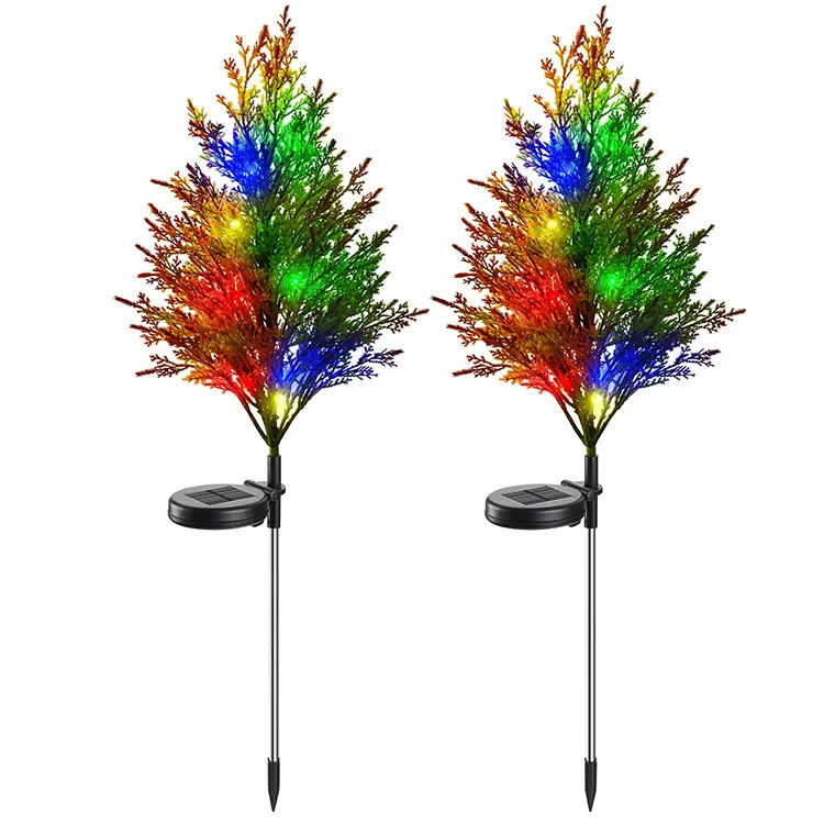 Holiday Lighting LED Tree Lamp Decoration Solar Power Christmas Light