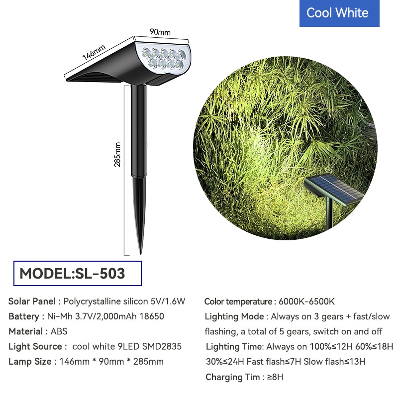 Solar Spot Light Detail 3