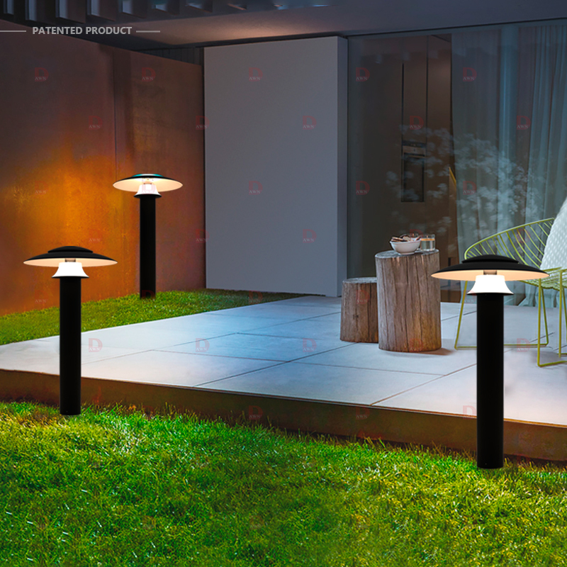 DAWN Modern Style Waterproof Light Control LED Solar Powered Solar Garden Light for Garden Decoration