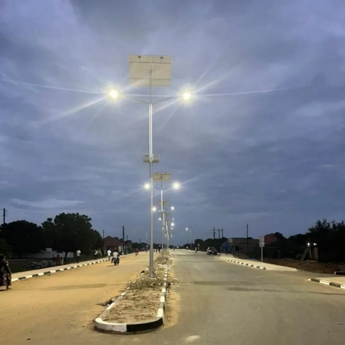 Solar LED Street Panel Garden Sport Ground Ceil Industrial RGB Wall Outdoor for Road 60W 100W 200W 300W Gate Pillar Solar Light