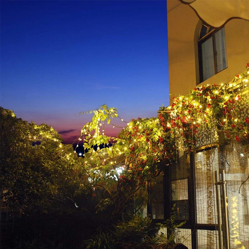 200 Bulbs Indoor Outdoor Decor Christmas Series Fairy LED Solar String Lights