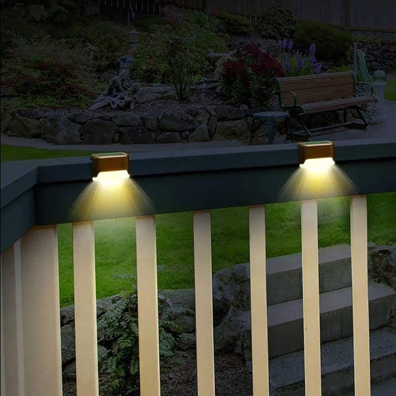 Solar Lights for Stairs Step Fence Outdoor Solar Light Deck Waterproof Ci15467