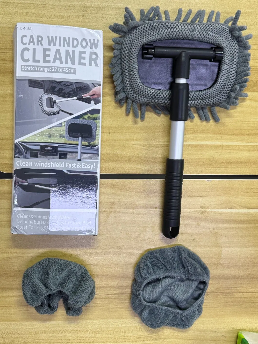 New Car Cleaning Tools, with Long-Handle Window Cleaner Cleaning Kit